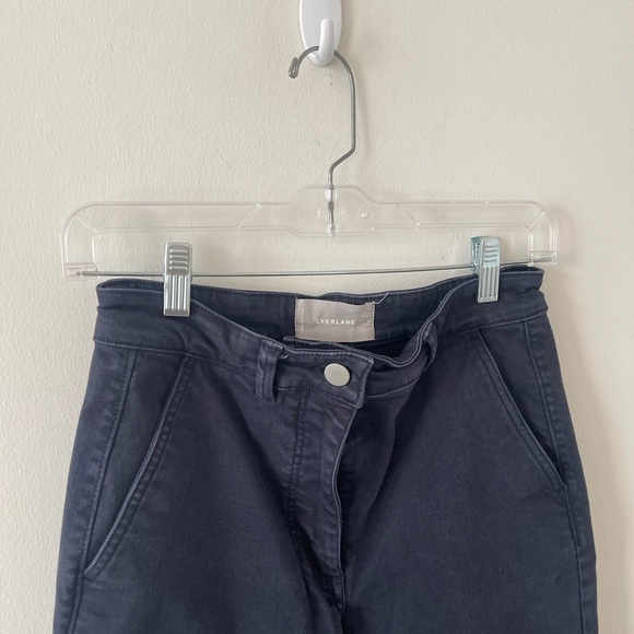 Everlane Navy Wide Leg Pants - Picture 2 of 4